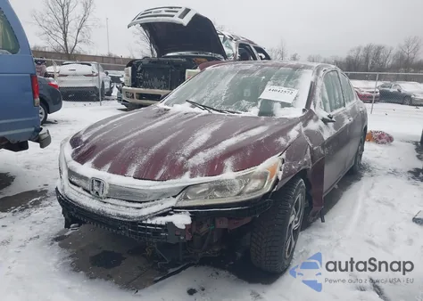 2016 Honda Accord Lx из США, поврежденный, VIN 1HGCR2F31GA104079